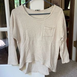 Lightweight high-low sweater